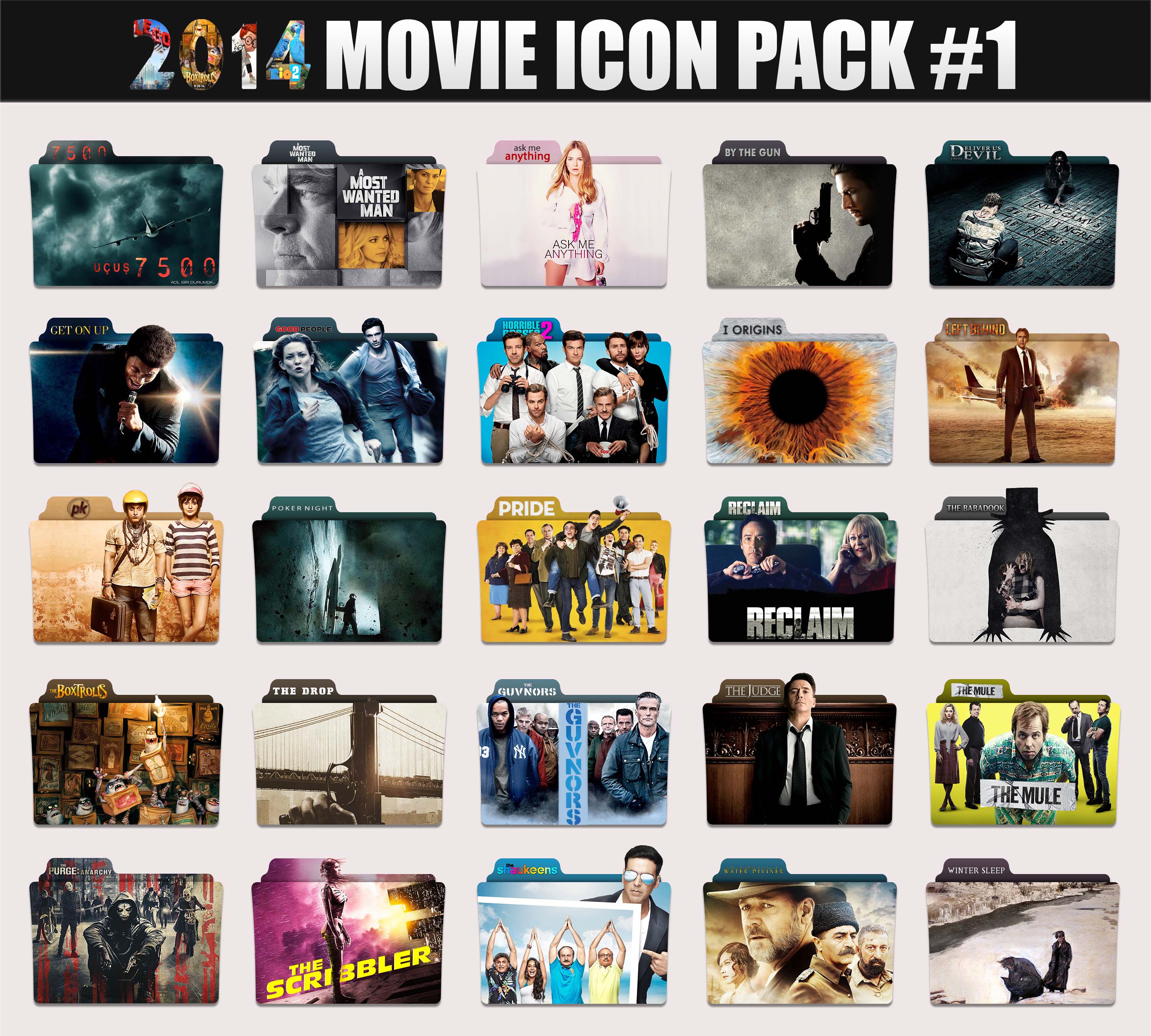 movie folder icon pack